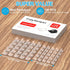 TidyHelper 100 PCS Outdoor Light Clips Clear (Small & Large), Adhesive Cable Clips for Wall Wire Holder Cable