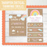 Rustic Classroom Calendar Set Bulletin Board, Teacher Calendar for Elementary Preschool Classroom School Calendar