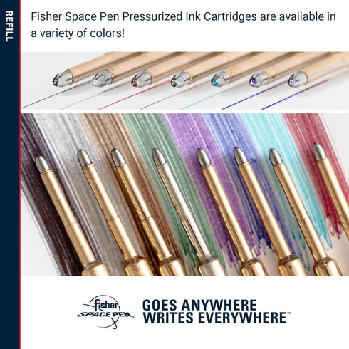 Fisher Space Pen Medium Point Pressurized Cartridge Refill, Red Ink, 1 Pack