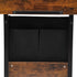 Rosyouth 1624 Inches Standing Desk Adjustable Height, Portable Laptop Desk with Lockable Wheels, Bedside Table, Rolling