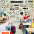 Class Rules Bulletin Board Decorations, Eucalyptus Motivational Cutouts for Classroom