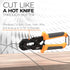 AMERICAN MUTT TOOLS Mini Bolt Cutter, 8 Inch Heavy Duty Wire Cutters for Fence and Steel Wire
