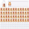 RoundFunny 48 Set Capybara Party Favors Positive Capybara Squeeze Stress Balls with Cards