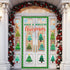 Christmas Bulletin Board Decorations - Xmas Tree Paper Cutouts, Holiday Blackboard Border Kit for School Decor