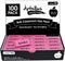 Pink Erasers Pack of 100, Large Size, Latex & Smudge Free, Bulk School Supplies for Classrooms, Teachers, Office