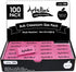 Pink Erasers Pack of 100, Large Size, Latex & Smudge Free, Bulk School Supplies for Classrooms, Teachers, Office