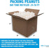 MagicWater Supply Anti Static Bio Tube Packing Peanuts, 0.25 Cu Ft, Compostable Biodegradable Void Filler