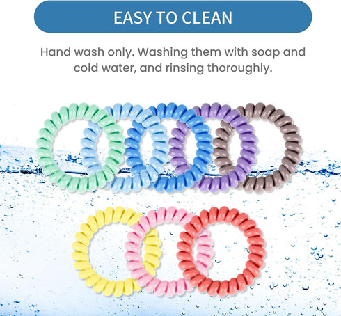 8 Pack Sensory Fidget Bracelets for Boys and Girls, Stretchy Coil Bracelet Fidget Toys for Kids with Autism ADHD SPD