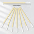 Chinco 200 Pieces Foam Swab Sponge Tips, Foam Stick for Inkjet Printer Print Head, Camera Optical Equipment (Yellow)