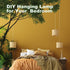 16Ft E26/E27 1 Pack, Plug in Light Socket - Pendant Light Cord Kit Light Socket Hanging Lantern Lamp Cord with On/Off
