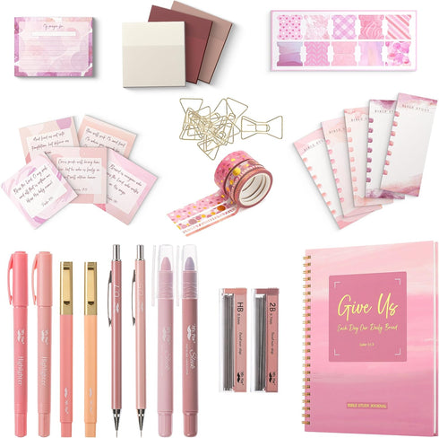 Mr. Pen Bible Journaling Kit with No Bleed Highlighters and Pens, Bible Study Tools, Journaling Kit for Women, Bible