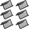 Black Metal Mesh Business Card Holder, Desk Organizer for Office with 50 Name Card Capacity