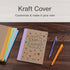 Oxford Composition Notebook 6 Pack, 5.75 x 8 Inches, College Ruled Paper, 60 Sheets, Assorted Pastel Spines Kraft Covers