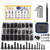 304 Stainless Steel M3 M4 M5 M6 Hex Socket Head Cap Machine Screws Bolts Nuts Washers Assortment Kit 700Pcs