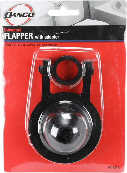 Danco 80808 Universal Flapper with Adapter, No Size, No Color