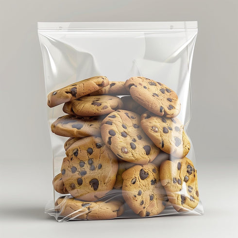 Heavy Duty Zip Bags, 8"x10" 6mil Thick, 50 Pack Resealable Poly Bags for Tools, Small Business Packaging Supplies
