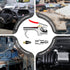 2-Way Connection Air Nozzle Blow Gun, Rubber Tip Air Nozzle with 1/4 in Standard Quick Fitting