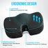 Viarous Gel Memory Foam Seat Cushion for Office Chair - Ergonomic Coccyx Cushion for Car Seat, Desk Chair & Wheelchair