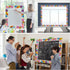 Capoda 24 Pcs Spring Magnetic Borders for Classroom, Floral Bulletin Board Border Trim for School Decor