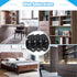32PCS 192PCS Black L Corner Brackets + Screws, Stainless Steel Corner Braces for Shelves, Heavy Duty Angle Brackets