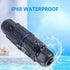 5PCS IP68 Waterproof Junction Box, Outdoor 2 Way Electrical Cable Connector, Replaceable Lever Wire Connectors for AWG 28-12, Quick Screwless Installation