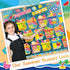 Tenceur 69 Pcs Summer Bulletin Board Decorations Set, Summer Bucket Lists Cutouts for Classroom Door Decor