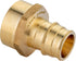 EFIELD Pex A Full Flow Expansion Brass Fittings, 1 inch x 1 inch Female NPT Adapter, Pack of 2