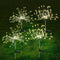 FOOING 4 Pcs Solar Garden Lights Solar Firework Lights, 480 LED Solar