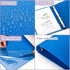 CHENGU 12 Pieces 1 Inch Binders, 3 Ring Holds 200 Sheets, Plastic Binder with Pocket for School Office Supplies (Dark