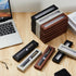 Colarr 36 Pcs Empty Pen Gift Box with Cushion, Clear Lid Cardboard Pen Display Case for Presentation Jewelry Packaging