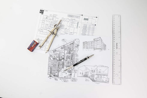 Pacific Arc 2mm Lead Holder and Sharpener, Green Drafting Pencil for Drawing, Sketching, and Artist Use
