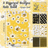 Whaline 48 Pack Bee Spiral Mini Notebook Bee Themed Memo Pads Cute Honey Bee Note Pads Handy Pocket Fun Coil Notebook for Office School Home Bee Party Supplies Note Taking, 8 Designs by Whaline