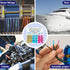 250PCS Heat Shrink Wire Connectors, Waterproof Electrical Terminals Kit for Automotive Marine, Tinned Red Copper