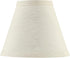 Aspen Creative 32127-2 Set (2 Pack), 6" (3" 6" 5") Small Hardback Empire Shape Chandelier Clip-On Lamp Shade