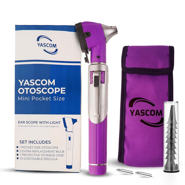 YASCOM Otoscope - Ear Scope Otoscope with Light, Ear Checker Otoscope, Pocket Size
