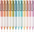 Mr. Pen- Retractable Gel Pens, 12 Pack, Black Ink, Pastel Barrels, Fast Dry, Fine Point 0.5mm, Aesthetic Journaling Pens