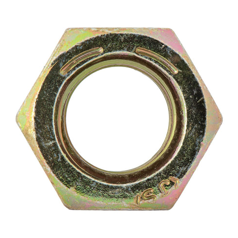 MAKERS BOLT 1/4"-20 (100 Pack) 8 Grade Hex Nut, Coarse Thread, Yellow Zinc by