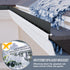 4 Pack Aluminum Gutter Valley Splash Guards, Rainwater Roofing Gutter Guard for Flat Roofs