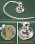 Towel Ring for Bathroom, Stainless Steel Hand Towel Holder Wall Mounted, Brushed Nickel Towel Holder Heavy Duty Towel