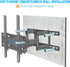 MOUNTUP Lag Bolt Kit for TV Wall Mount, M8×65mm Lag Bolt & Washer for Wood Stud, Plastic Anchors for Concrete Wall