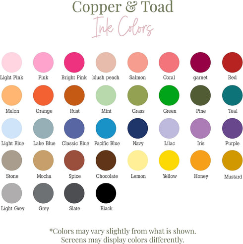 Copper and Toad Set Set, Mens Personalized Stationery for Men, Boys Thank You Notes, Personalized Note Cards