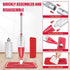 Spray Wet Mops for Hardwood Floor Cleaning, EXEGO Microfiber Dry Dust Spray Mop with Washable Pads