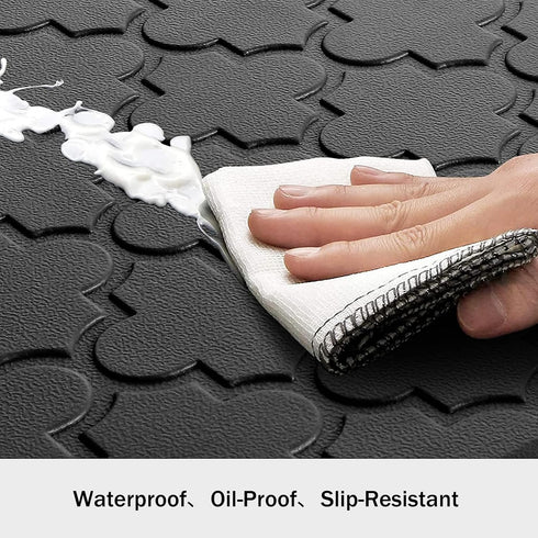 Bllhl 45 75 1.2cm/17.72 29.53 0.47in Fall Mattress for Elderly Bedside,Waterproof Mat Beveled Floor Mat,Anti Fatigue