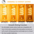 T10 LED Bulbs, 40 Watt Equivalent, 4W Dimmable Edison Tubular Light Bulb, E26 Medium Base, 2700K, 2 Pack