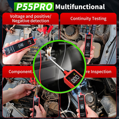 WEDPATA 6-30V Automotive Electrical Circuit Tester - Multi-Function Car Circuit Diagnostic Tool with Voltage Detection