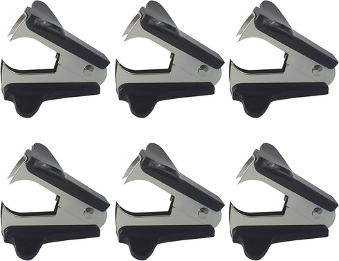 Staple Remover, 6-Pack, Black