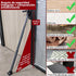 Jammer (1 Pack,Grey) AceMining Upgraded Door Security Bar & Sliding Patio Bar, Heavy Duty Stoppers Adjustable for Home