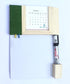 IVEI Warli Calendar with Pin Board & White Board - Magnet Board Calendar for Fridge, Mini Calendar with Whiteboard &