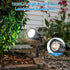 12W 110V 120V 4.9ft 3-Plug 5000K 2Packs HIBOITEC Spot Lights Outdoor to Landscape Lighting Waterproof Spotlight