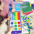 HEGYINI Magnetic Fraction Educational Puzzle STEM Toys Fraction Tiles and Fraction Circles Book Fraction Manipulatives